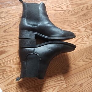 Asos Black Leather Ankle Boots